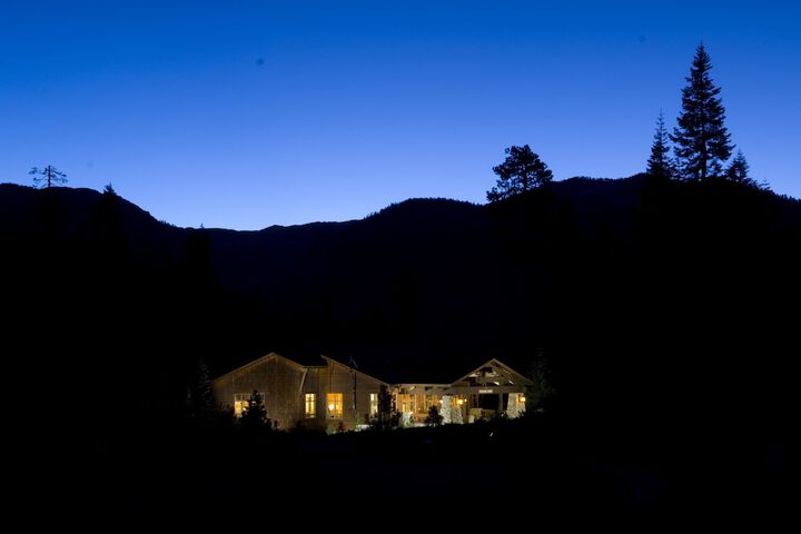Front of property - evening/night
