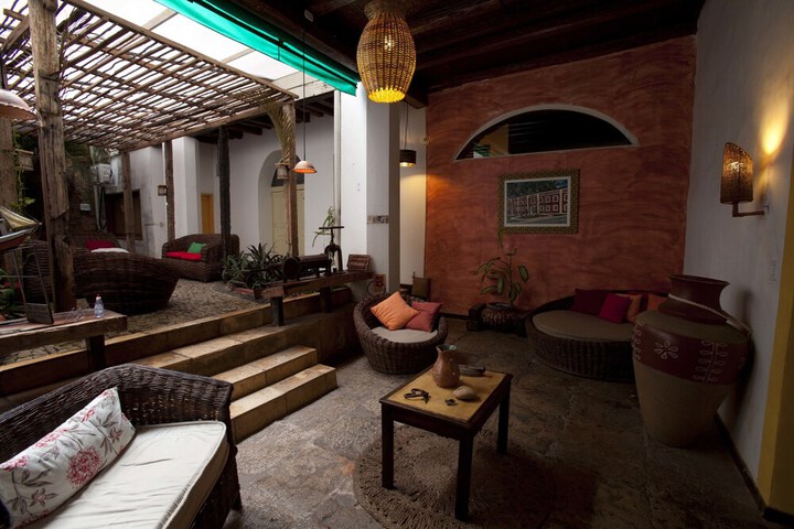 Interior entrance