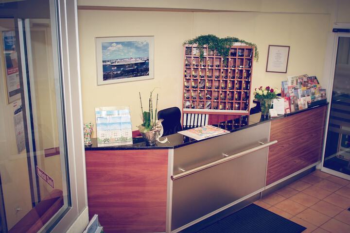 Interior entrance