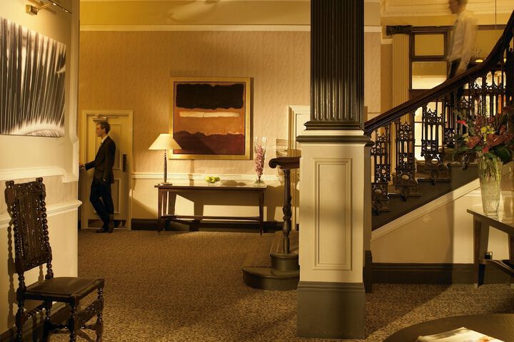 Interior entrance