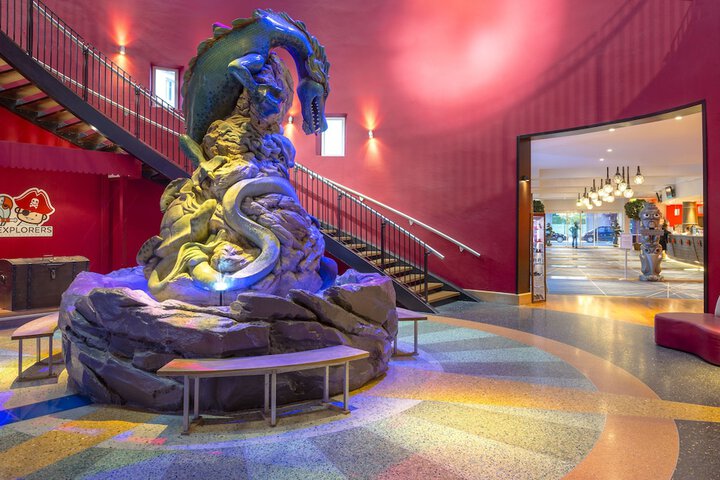Interior entrance
