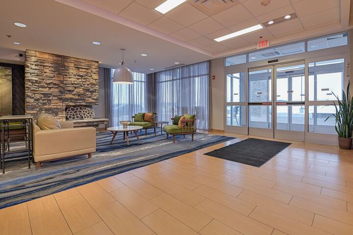 Interior entrance