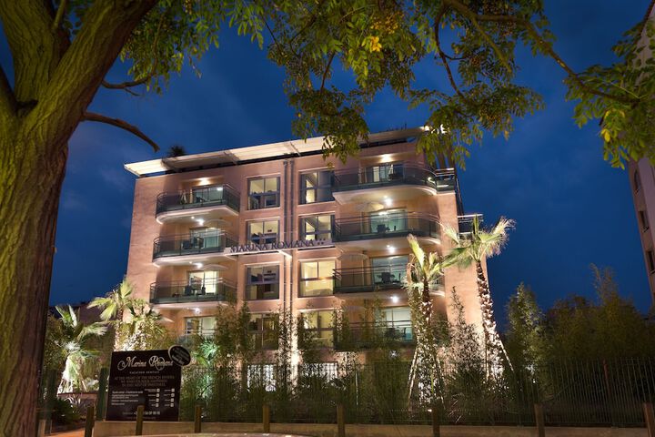 Front of property - evening/night