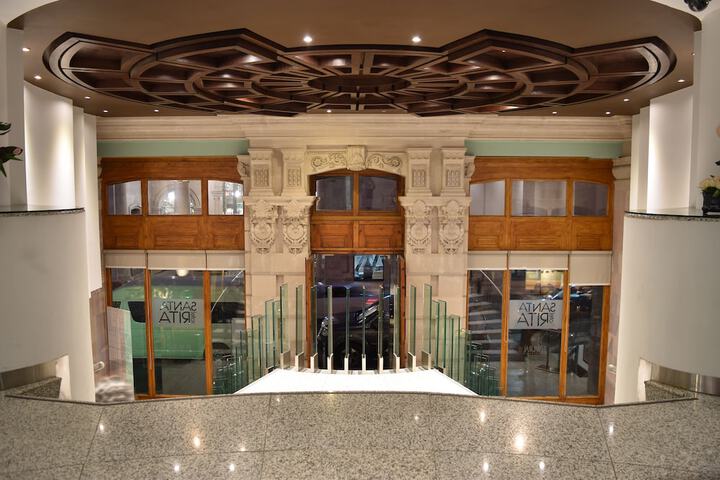 Interior entrance