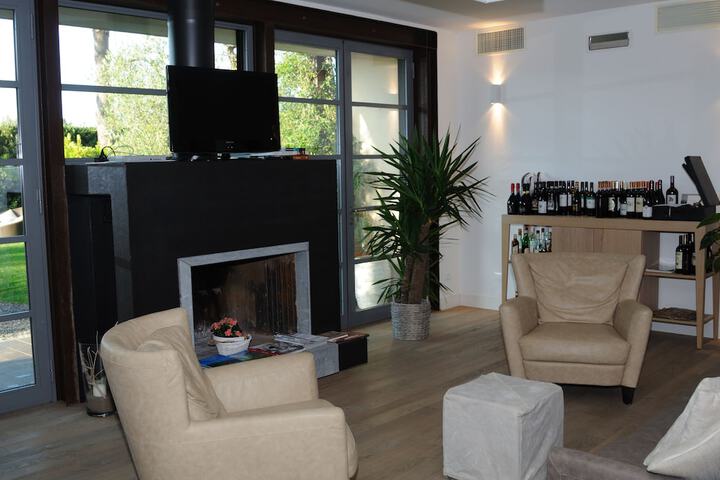 Lobby sitting area