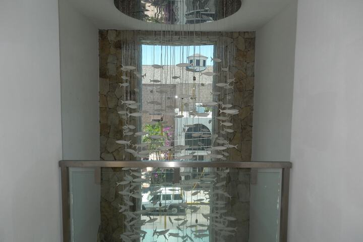 Interior entrance