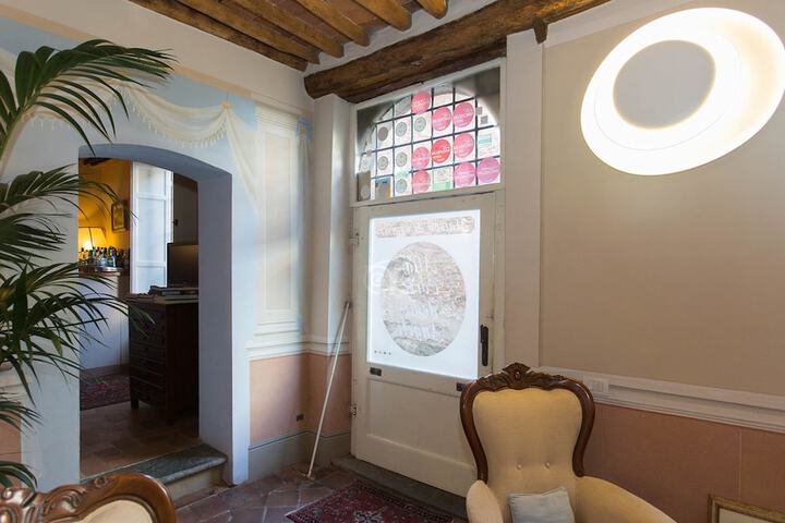 Interior entrance