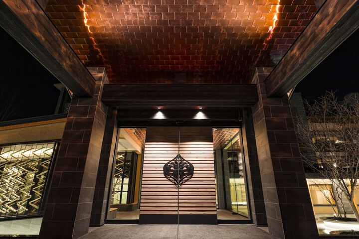 Interior entrance