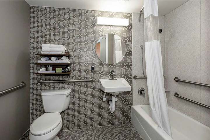 1 Queen Bed Mobility Accessible Bathtub with Grab Bars (3 of 3)