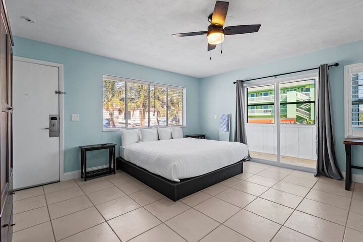 Oceanfront Inn Room #1 - Partial Ocean View King Bed