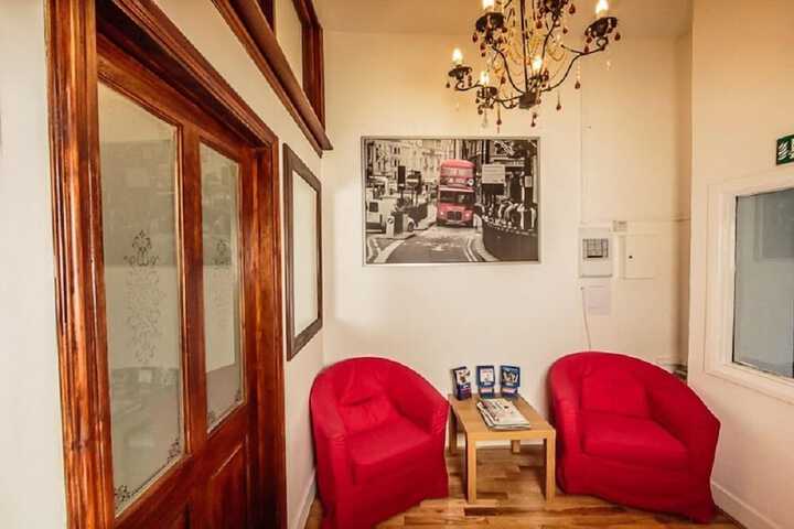 Interior entrance