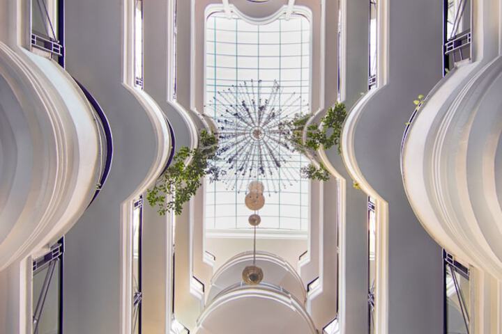 Interior entrance