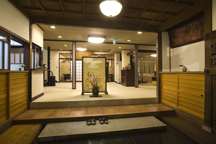 Interior entrance