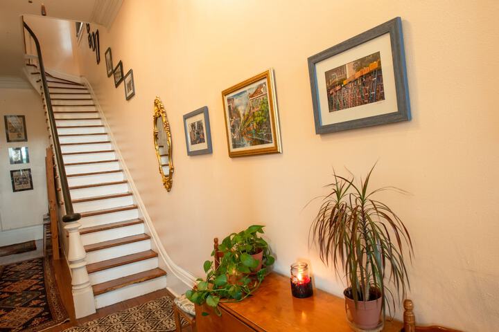 Interior entrance