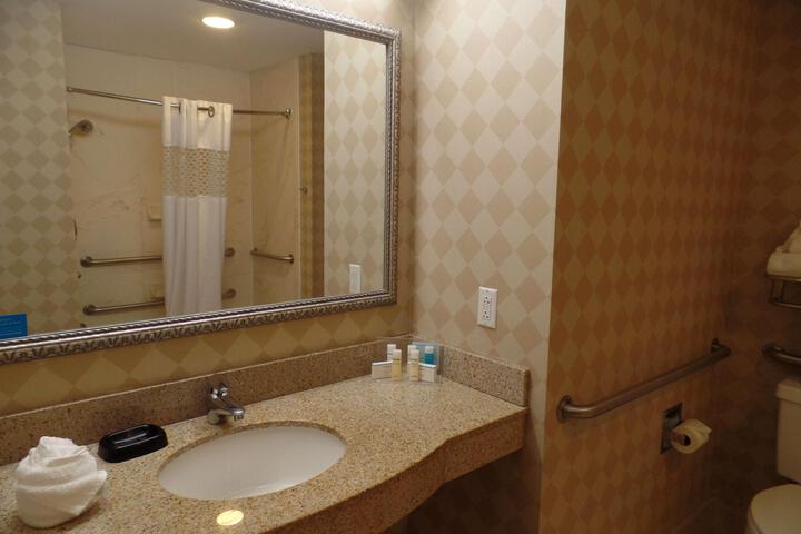 1 King Accessible 3x3 Shower with Sofa Bed (6 of 7)