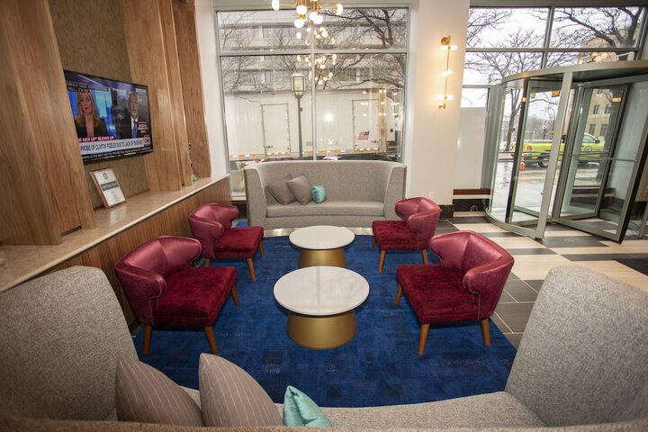 Lobby sitting area