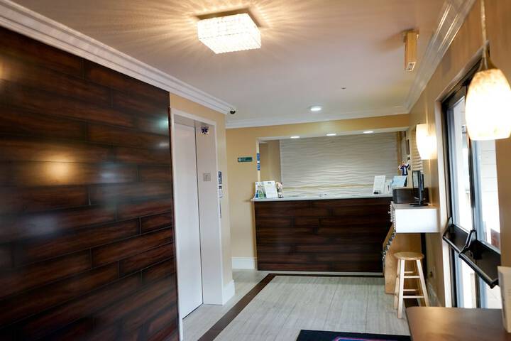 Interior entrance