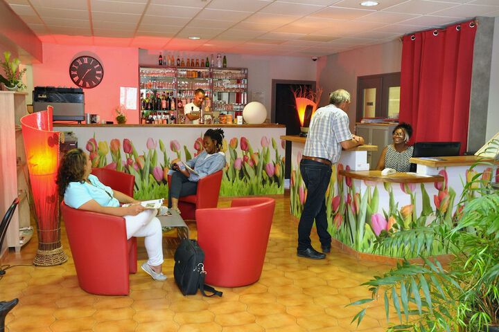 Lobby sitting area