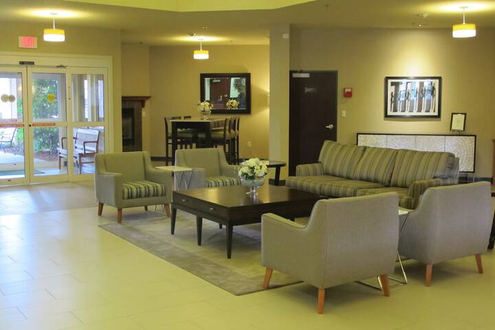 Lobby sitting area