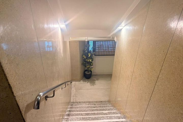 Interior entrance