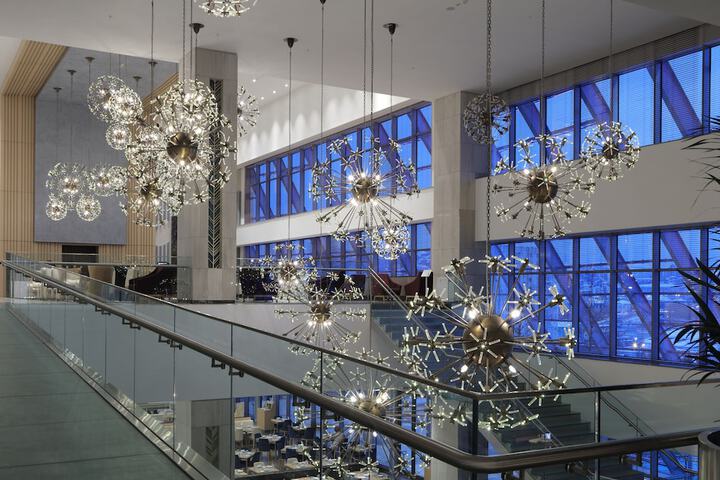 Interior entrance
