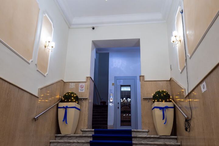 Interior entrance