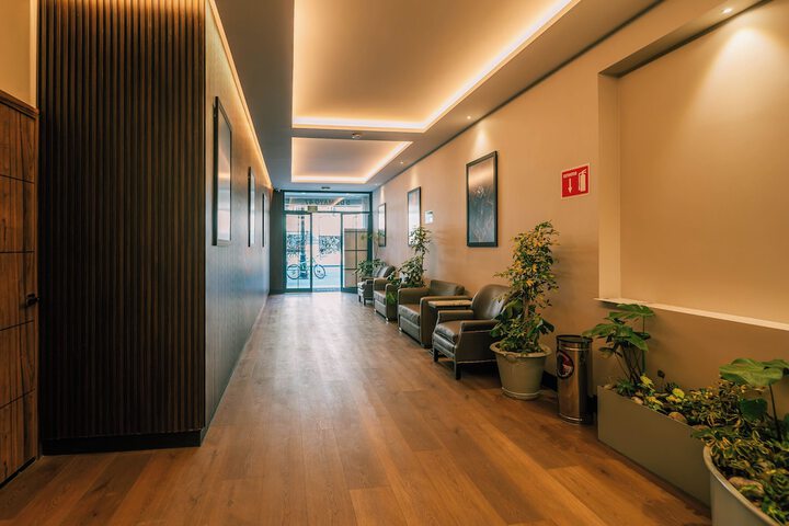 Interior entrance