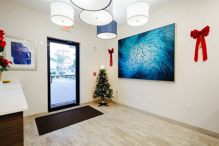 Interior entrance