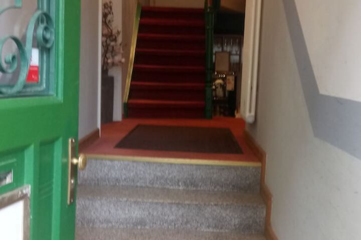 Interior entrance