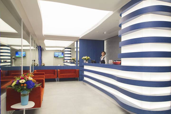 Interior entrance