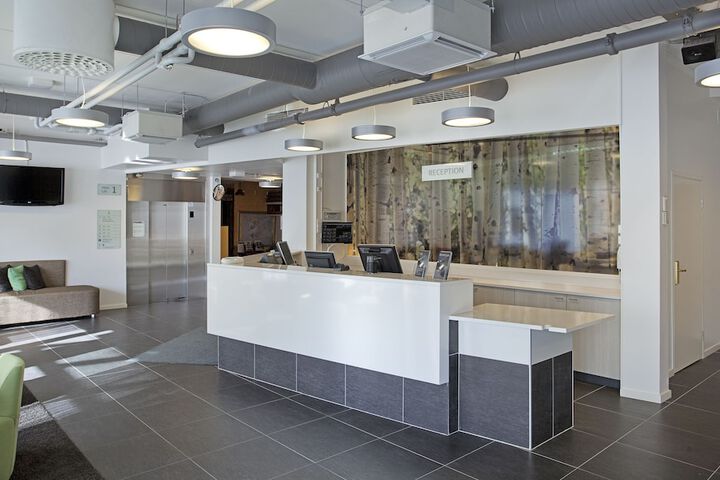 Interior entrance