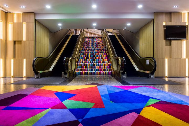 Interior entrance