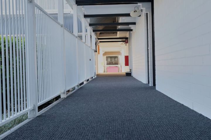 Interior entrance