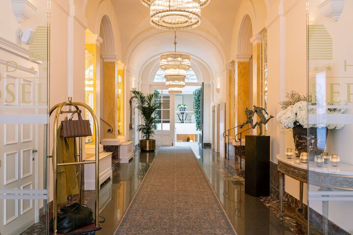 Interior entrance