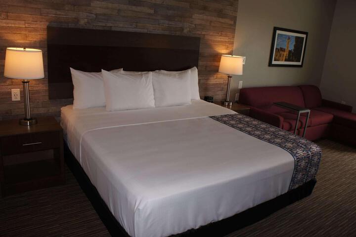 1 King Bed Accessible Room Bathtub with Grab Bars Sofa Bed (13 of 14)