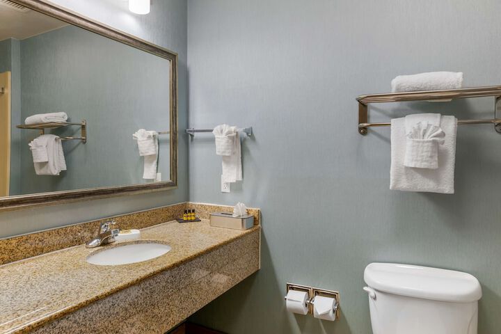 1 King Bed High Speed Internet Accessible Microwave and Refrigerator Flat Screen Television Desk Full Breakfast (8 of 12)
