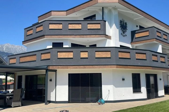 Exterior of Apartment Weitblick in Gotzens With spa Access