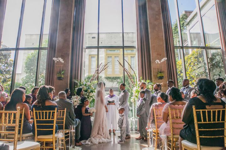 Indoor wedding