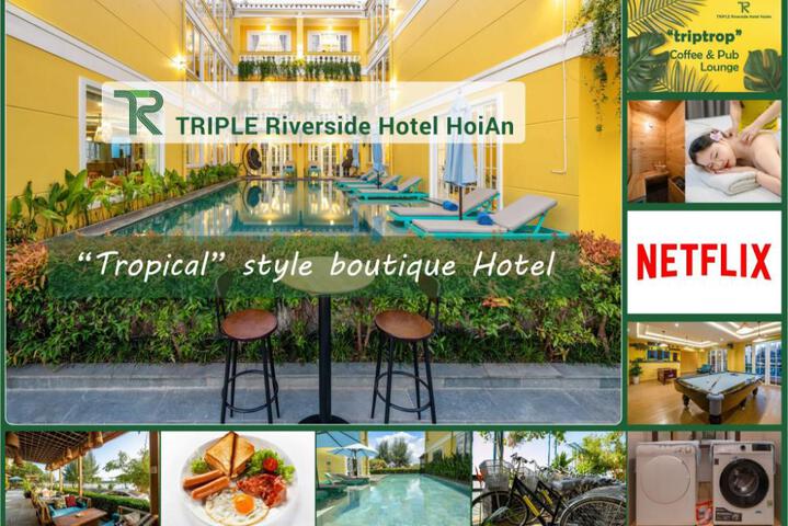 TRIPLE Riverside Villa Hotel HoiAn