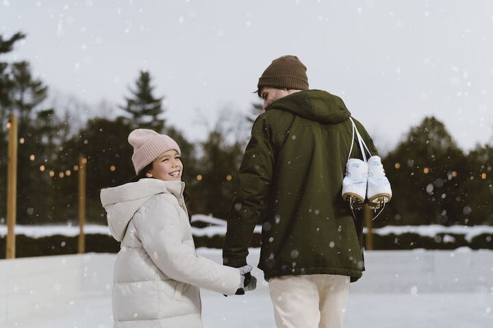 Ice skating
