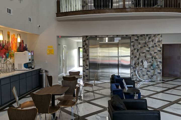 Interior entrance