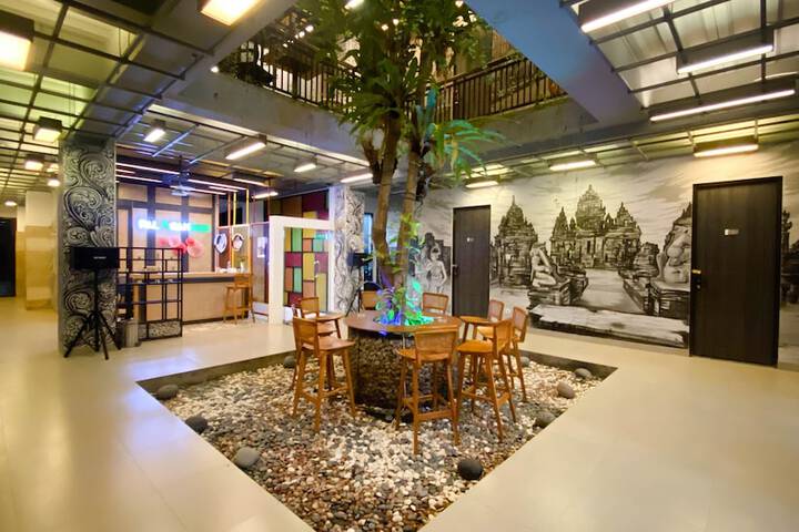 Interior entrance