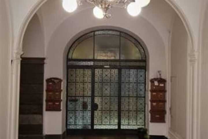 Interior entrance