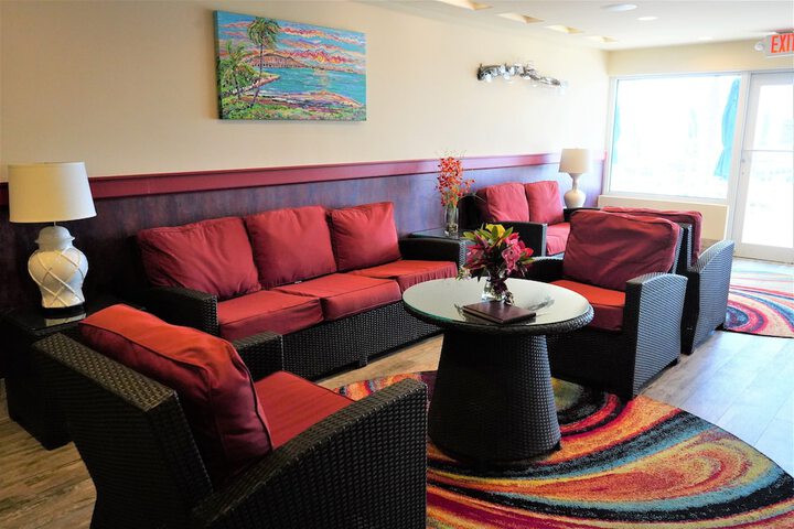 Lobby sitting area
