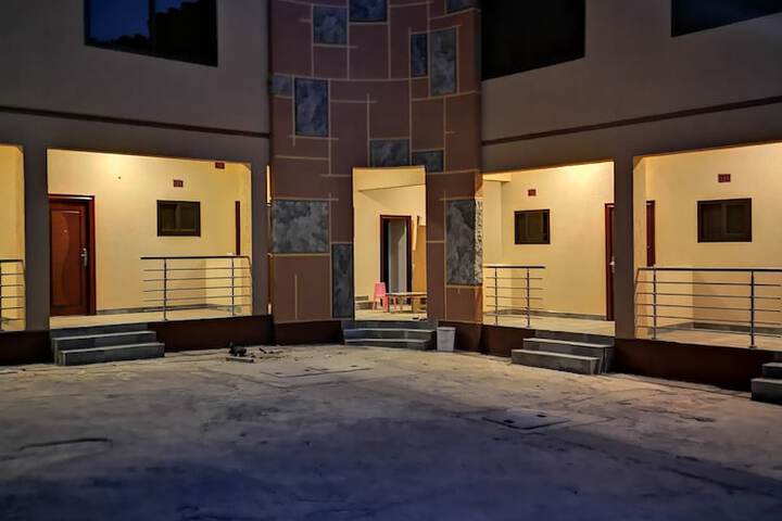 Front of property - evening/night