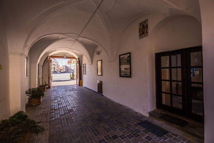 Interior entrance