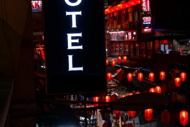 Exterior of Capsule Town Hotel