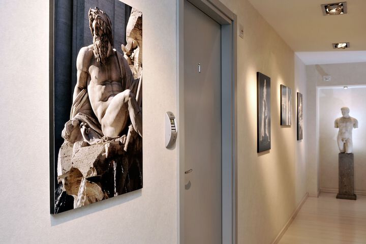 Interior entrance