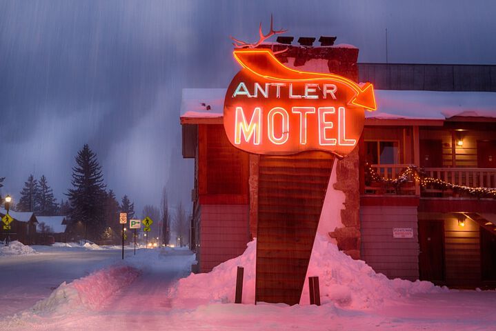 Front of property - evening/night