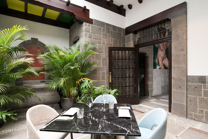 Interior entrance